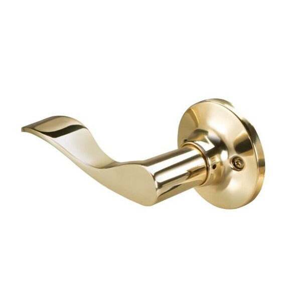Yale Hand Edge Half Dummy Lock with Keowee Lever Bright Brass Finish KWD3L - main